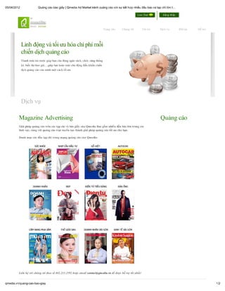 Qmedia ad market kênh quảng cáo với sự kết hợp nhiều đầu báo và tạp chí lớn tại việt nam