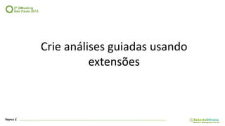 Crie análises guiadas usando
extensões
 