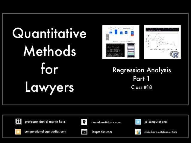 Regression analysis and quantitative trading strategies