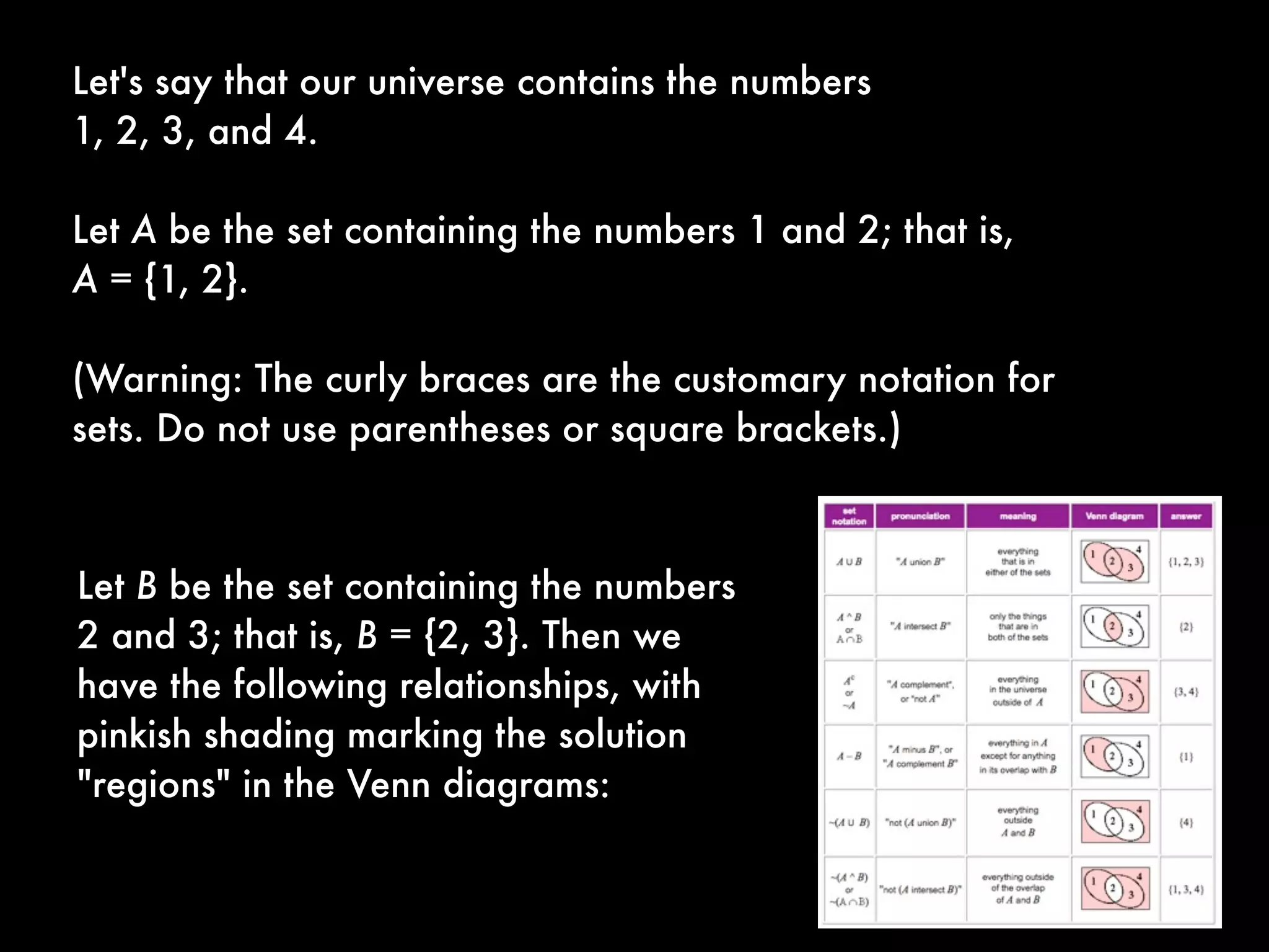 Quick Primer
on
Set Theory
 