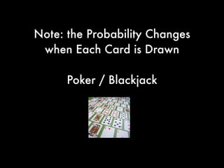 Basic Probability
With A Deck of Cards
 