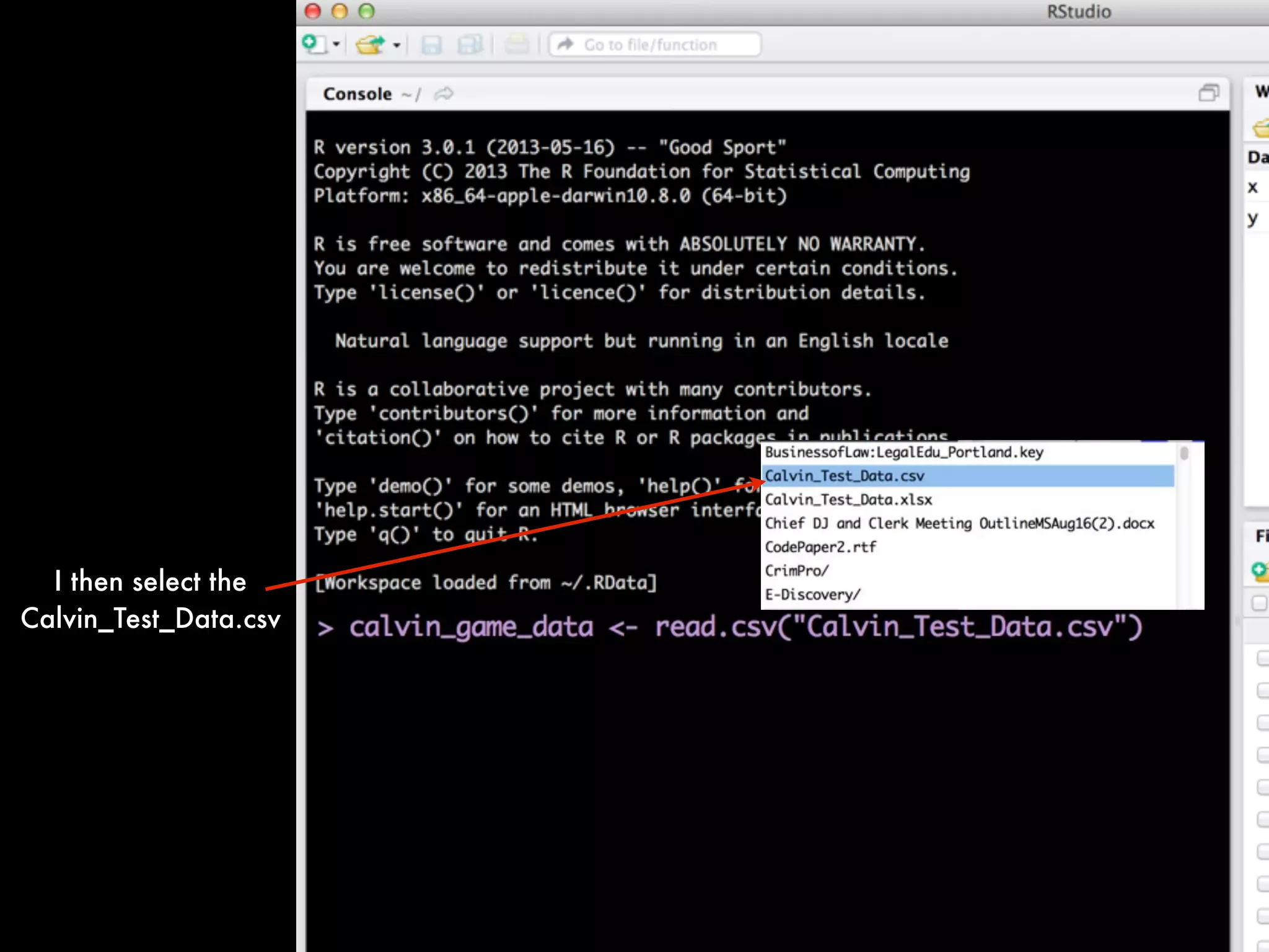 There are various ﬁle
formats in which
your data may be
located
 