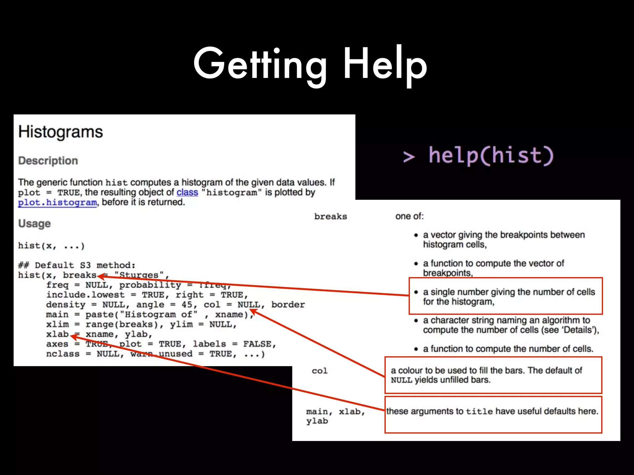 Some Basic Commands
Across his Career what are Calvin’s
average yards per game?
What is the Standard Deviation of
those Yards?
 
