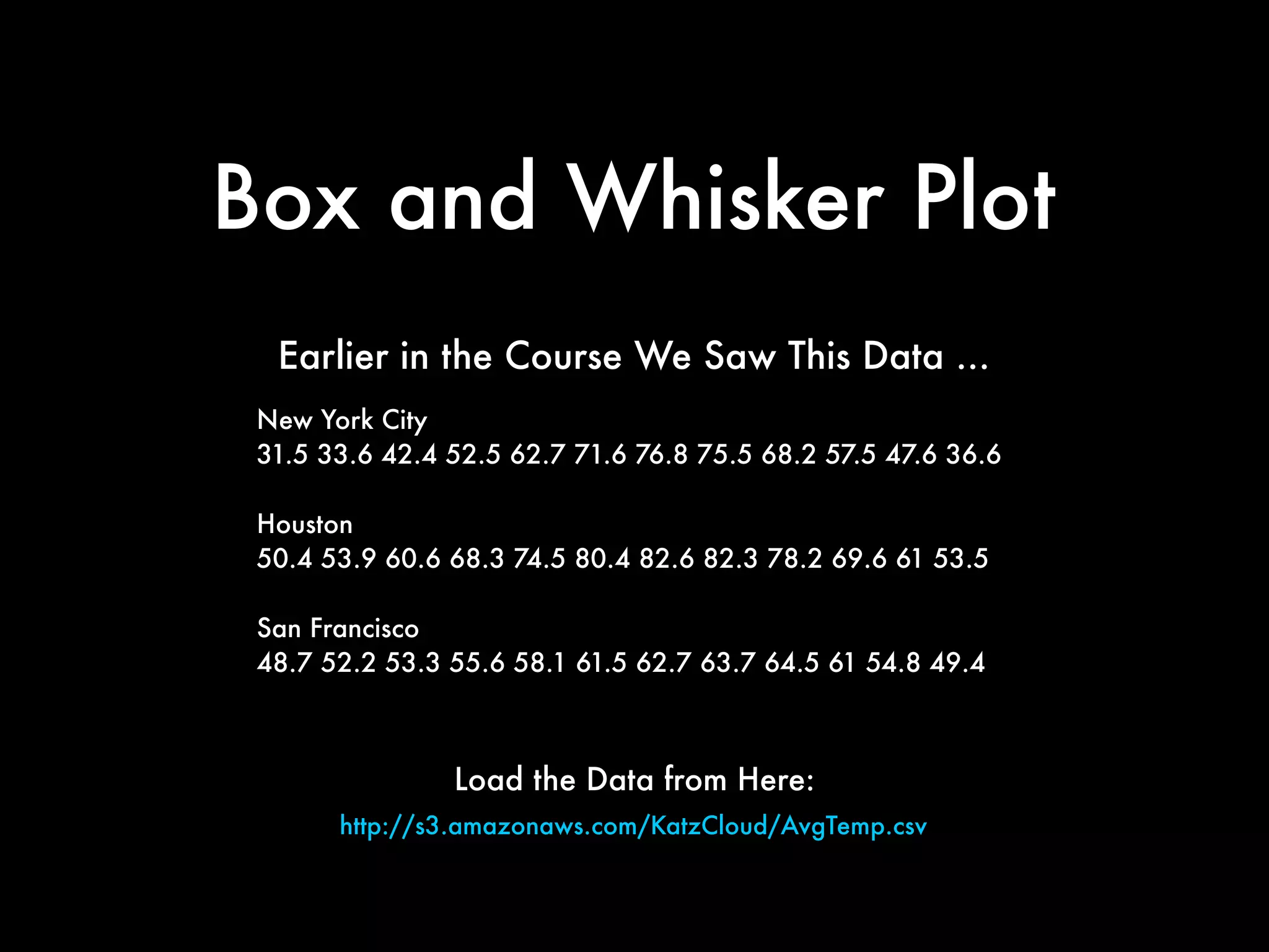 Some Basic Commands
What About the Skewness and
Kurtosis of those Yards?
 