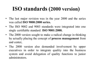 Iso 2000 Chart Comprehensive Overview of ISO and Quality Standards Evolution | PDF