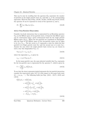 Quantum Mechanics: Lecture notes