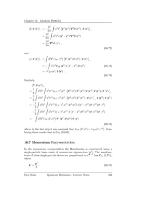 Quantum Mechanics: Lecture notes