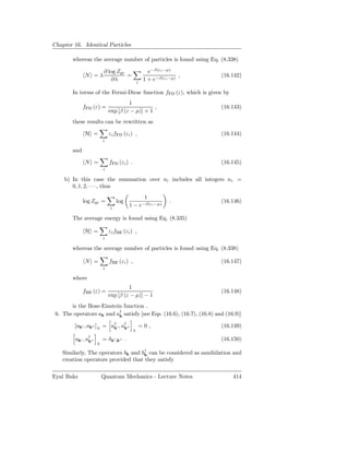 Quantum Mechanics: Lecture notes