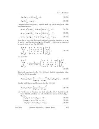 Quantum Mechanics: Lecture notes