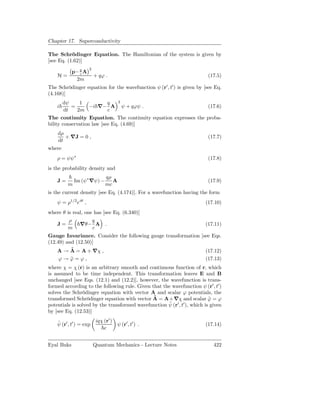 Quantum Mechanics: Lecture notes