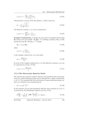 Quantum Mechanics: Lecture notes