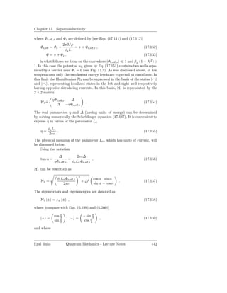 Quantum Mechanics: Lecture notes