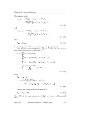 Quantum Mechanics: Lecture notes