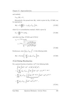 Quantum Mechanics: Lecture notes