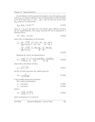 Quantum Mechanics: Lecture notes