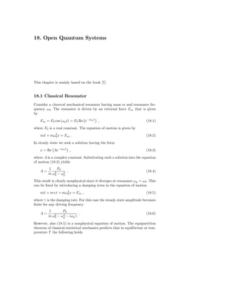 Quantum Mechanics: Lecture notes