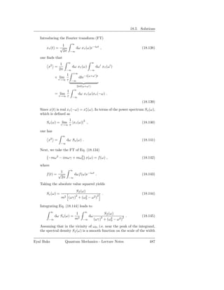 Quantum Mechanics: Lecture notes