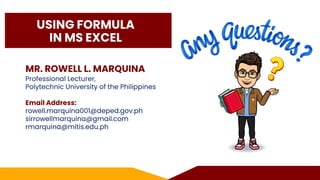 QMMS Lesson 2 - Using MS Excel Formula.pdf