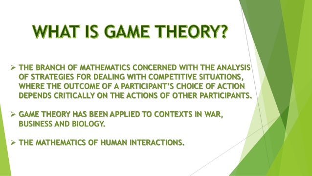 Game Theory - Quantitative Analysis for Decision Making