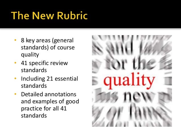 Quality Matters in Your Course