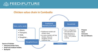 Quantitative microbial risk assessment of salmonellosis from chicken and pork salad consumption in Cambodian households