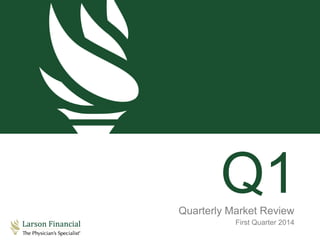 Q1Quarterly Market Review
First Quarter 2014
 