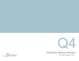 Quarterly Market Review Fourth Quarter 2011 Q4 