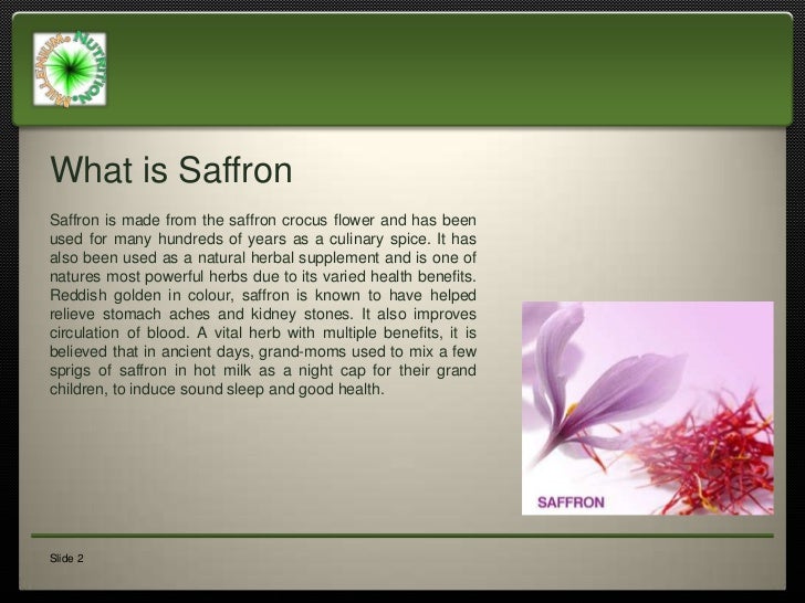 Saffron presentation (English) 270512