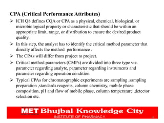 Quality by design in analytical method developmentpptx | PPTX