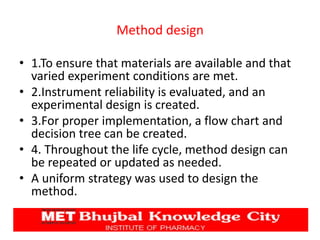 Quality by design in analytical method developmentpptx | PPTX