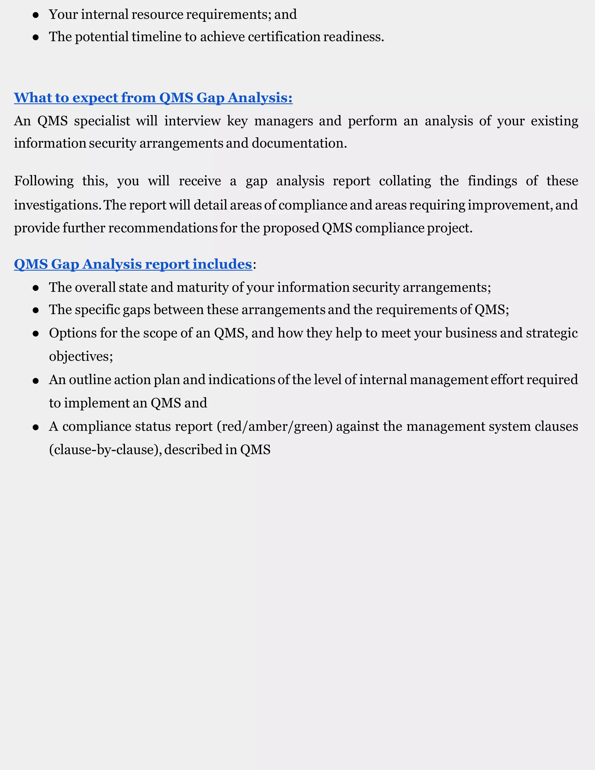 Gap Analysis | QMS | By Industry Experts | PPTX