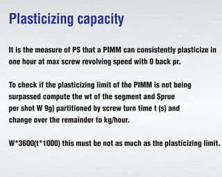 How to select a Plastic Injection Molding Machine | PDF