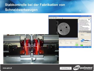 Stabkontrolle bei der Fabrikation von
Schneidwerkzeugen




                                  Décolletage| 28
 