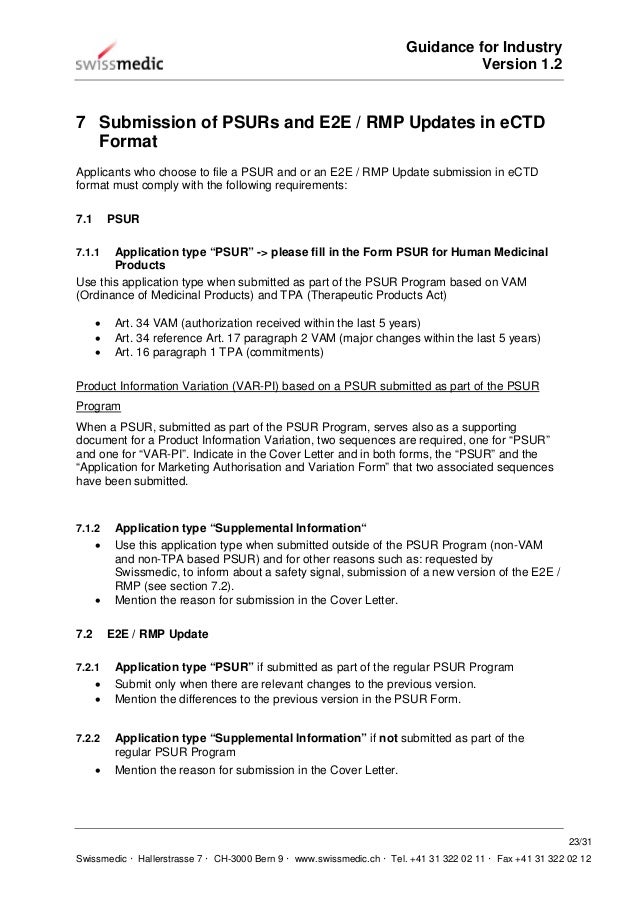 guidance for industry on providing regulatory information in ectd fo cover letters in ctd format