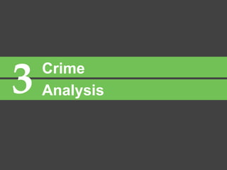 3 Crime
Analysis
 
