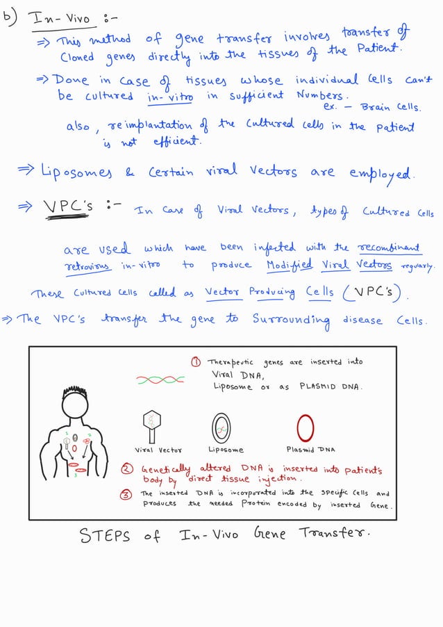 Concept of Gene therapy handwritten .pdf