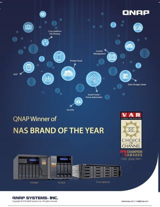 Qnap nas brand of the year 2016