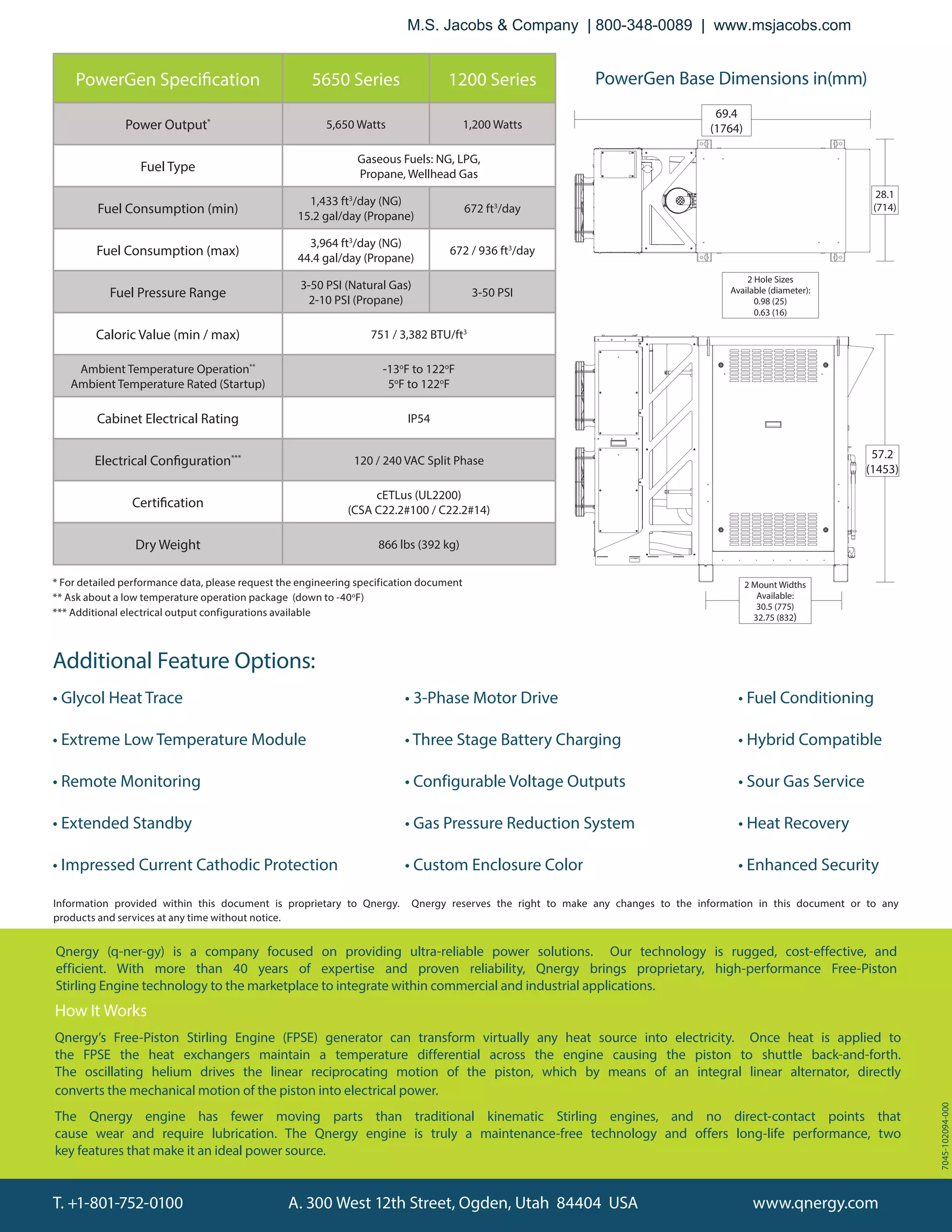 Qnergy Powergen Remote Power Series PDF Free Download