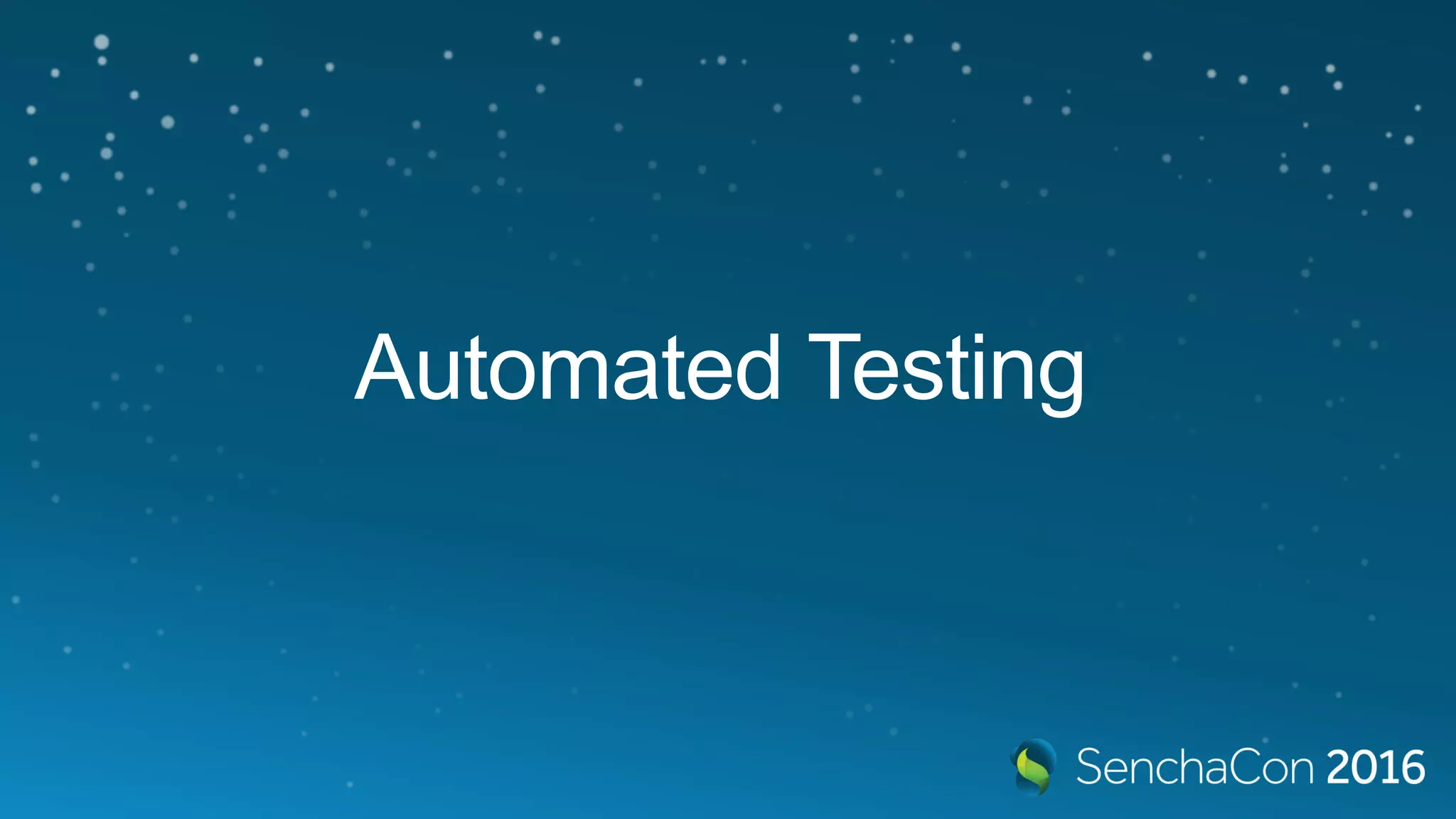 Automated Testing