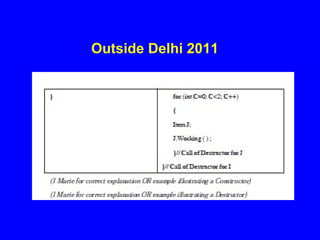 Outside Delhi 2011
 