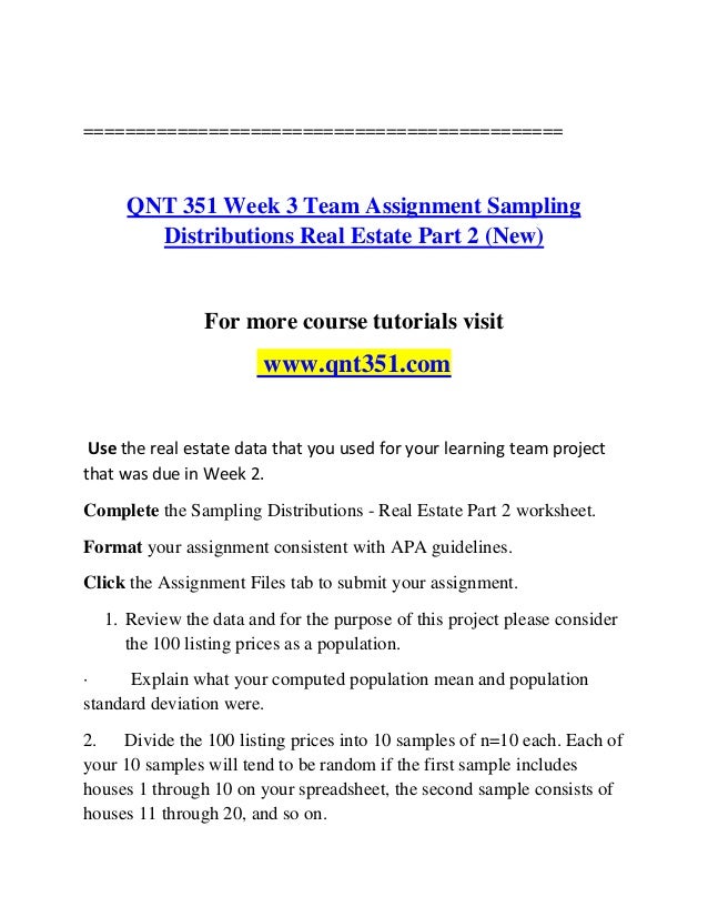 Qnt 351 Education For Service Qnt351 