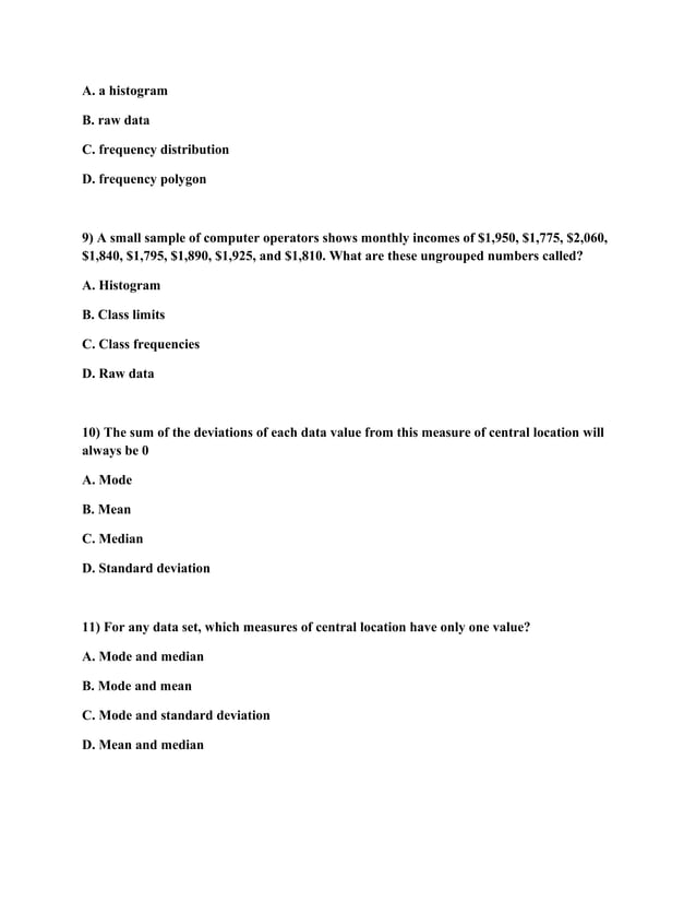 Qnt 351 final exam | PDF