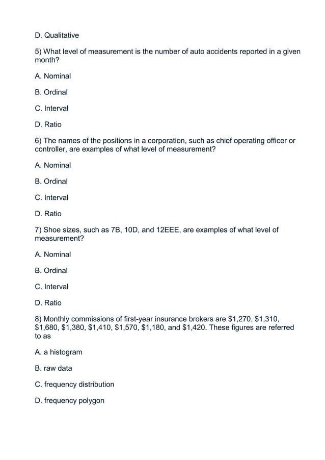 Qnt 351 final exam | DOCX