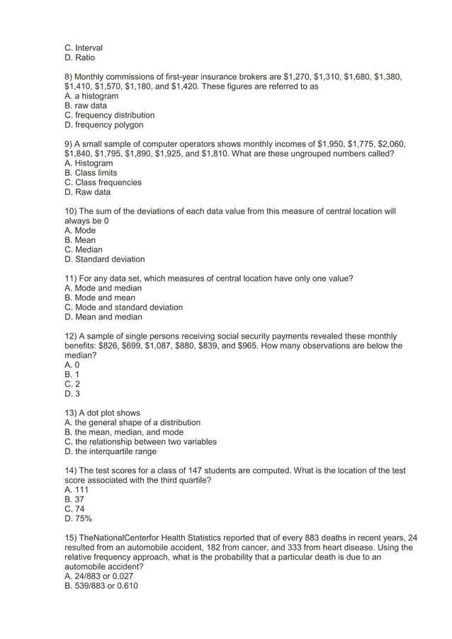 Qnt 351 qnt351 final exam correct 100% | PDF