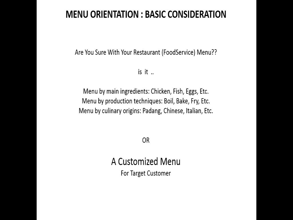 Knowledge Of Restaurant Menu knowledge-of-restaurant-menu