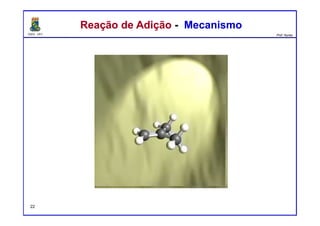 DQOI - UFC Prof. Nunes
Reação de Adição - MecanismoReação de Adição - Mecanismo
22
 