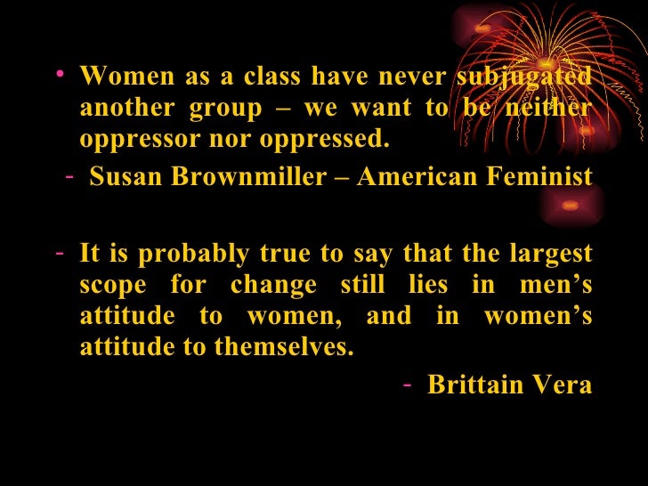 susan brownmiller femininity essay Femininity essaysin susan brownmiller's essay femininity, she has ideas that are both modern and outdated for the most part i agree with them, only because her. susan brownmiller femininity essay Femininity essaysin susan brownmiller's essay femininity, she has ideas that are both modern and outdated for the most part i agree with them, only because her.