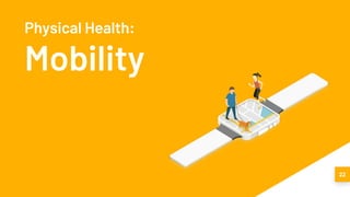 22
Physical Health:
Mobility
 