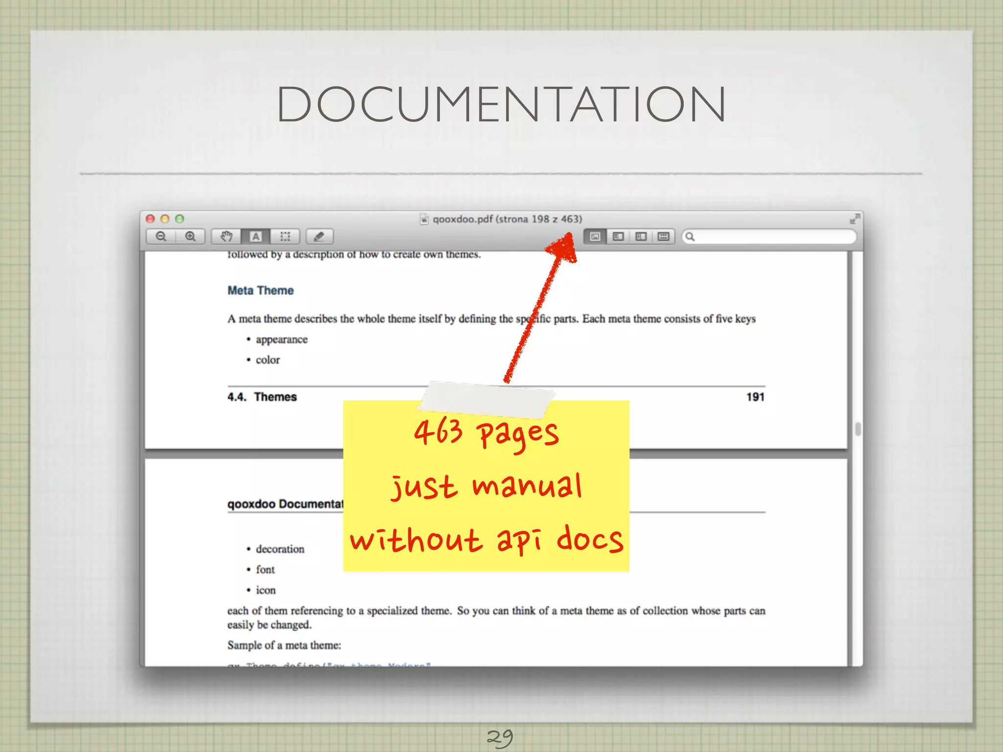 DOCUMENTATION




      463pages
    justmanual
  withoutapidocs


                 29
 