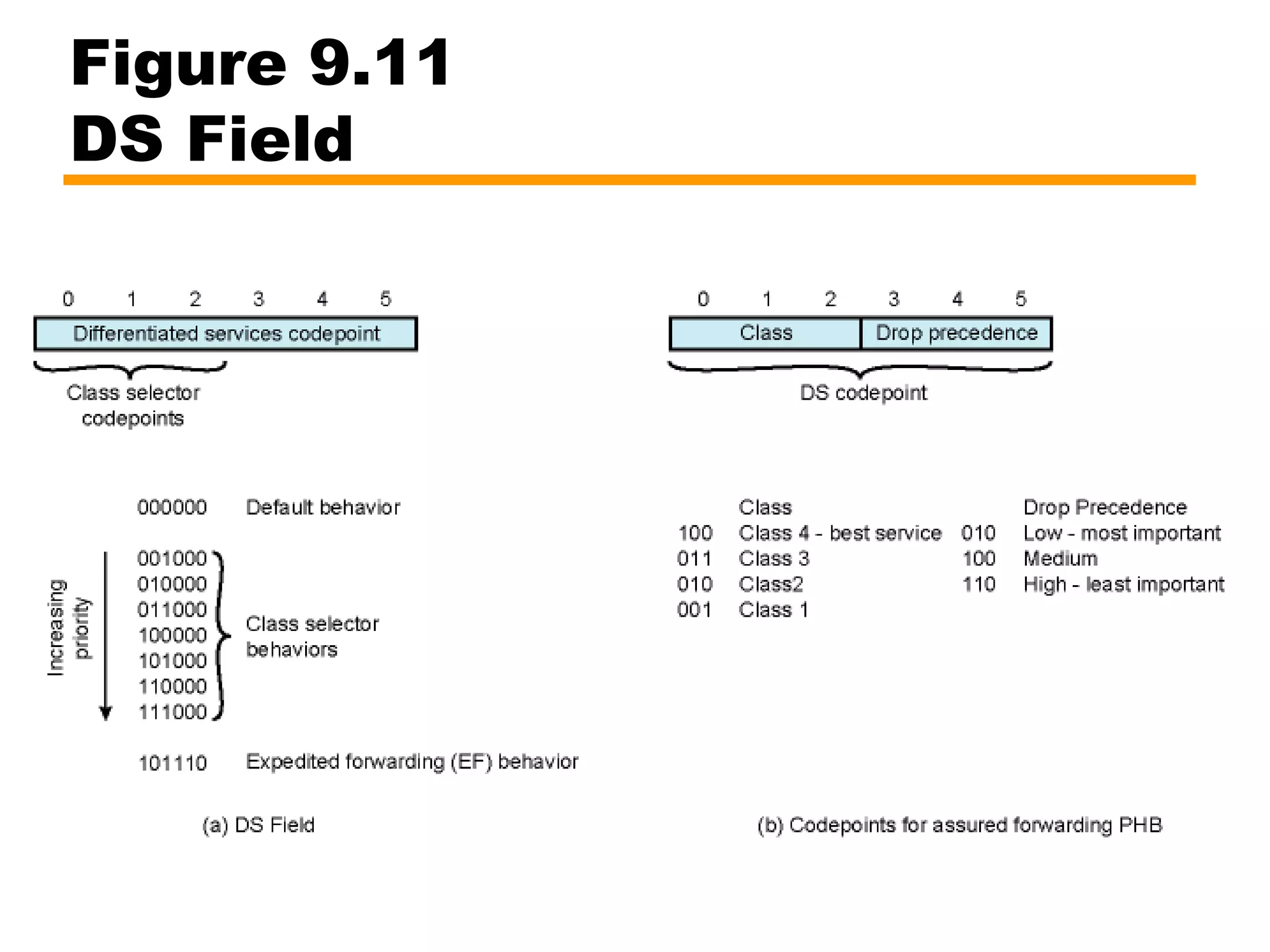 Figure 9.11
DS Field
 
